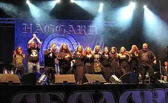 Haggard после выступления на Global East Rock Festival 2010