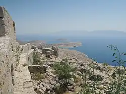 Вид на побережье из крепости