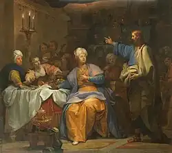 Пир Валтасара. 1700. Холст, масло. Церковь Сент-Огюстен, Париж