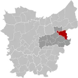 Расположение муниципалитета на карте провинции