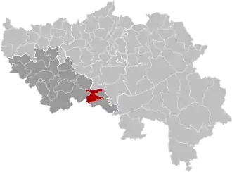 Расположение муниципалитета на карте провинции