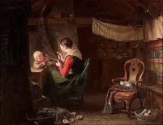 «Плетение сетей», холст, масло, 1870