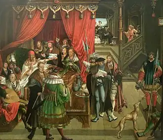 Болезнь Александра Великого. 1517. Дерево, масло. Национальная галерея, Прага