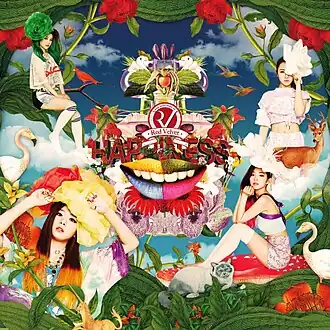 Обложка сингла Red Velvet «Happiness» (2014)