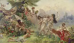 «Счастливая Аркадия», 1886—1888 гг. Частная коллекция