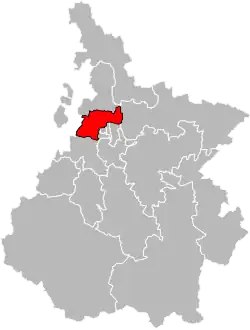 Бордер-сюр-л’Эшес на карте