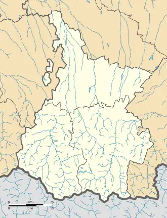 Кастельно-Маньоак на карте