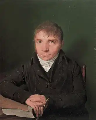 И. П. Крафт. Портрет Г. К. Кольбе. Ок. 1856. Дерево, масло. Музей Вальрафа-Рихарца, Кёльн