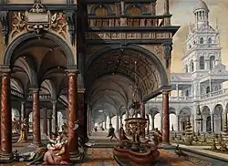 Аллегория любви и смерти. Дерево, масло. Частное собрание