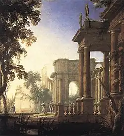 Пейзаж с Иеффаем и его дочерями. Бирмингемский музей, Бирмингем, Великобритания