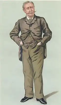 Карикатура на сэра Г. М. Хозьера