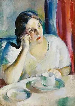 Портрет жены («Мадам Оттман. Гармония белого»).