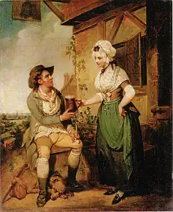 У двери пивной, ок. 1790