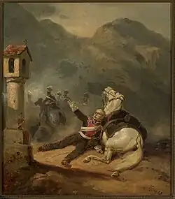 Раненый улан, 1853 г.