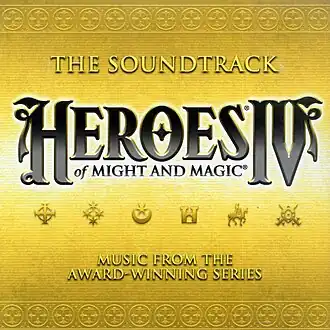 Обложка альбома Роба Кинга, Пола Ромеро, Стива Бака «Heroes of Might and Magic IV: The Soundtrack» ()