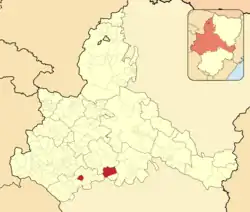 Расположение муниципалитета на карте провинции