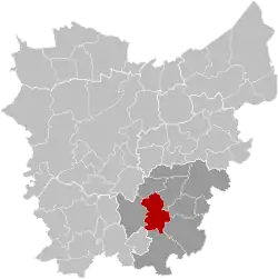 Расположение муниципалитета на карте провинции