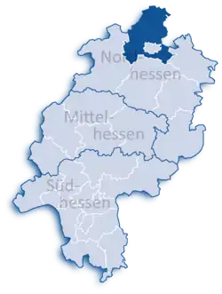 Кассель на карте