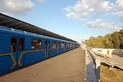 Неработающая южная береговая платформа