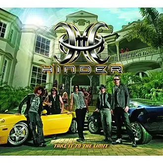 Обложка альбома Hinder «Take It To The Limit» (2008)