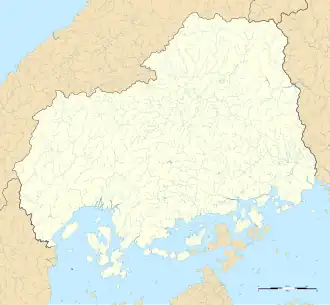 Такехара на карте