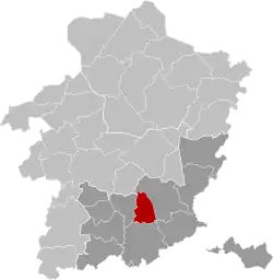 Расположение муниципалитета на карте провинции