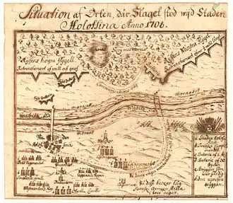 План нападения шведов под Головчином