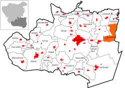 Хоттендорф на карте городского округа