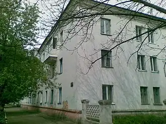 Дом № 4, в котором жил Н.&nbsp;А.&nbsp;Присягин.