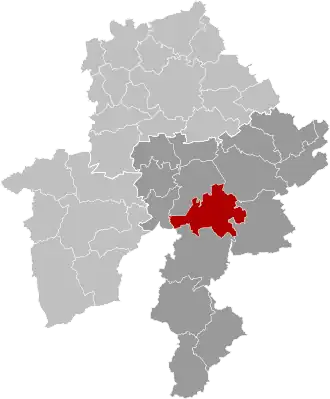 Расположение муниципалитета на карте провинции