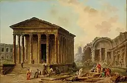 Архитектурное каприччио с памятниками Нима.