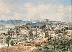 «Текстильная фабрика и монастырь Братьев Милосердия в Летовице» (1888)