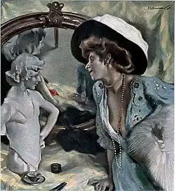 Портрет женщины. 1908. Пастель