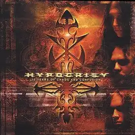 Обложка альбома Hypocrisy «10 Years of Chaos and Confusion» (2001)