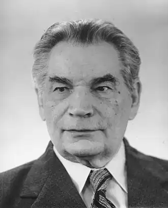 Фото сделано к 80-летию И. М. Постникова, 1986