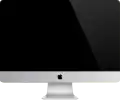 Slim edge unibody iMac.