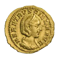 Ауреус, аверс