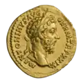 Голова Марка Аврелия в лавровом венке, вправо