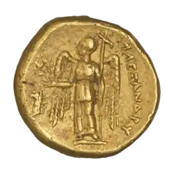 Четверть статера. Македонское царство. Александр III (реверс)