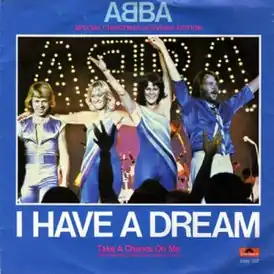 Обложка сингла ABBA «I Have a Dream» (1979)