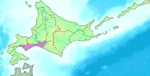 Ибури на карте