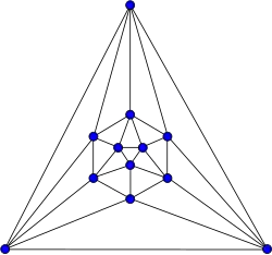 5-связный планарный граф: икосаэдр