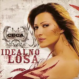 Обложка альбома Цецы «Idealno loša» (2006)