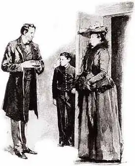 Холмс приветствует мисс Мэри