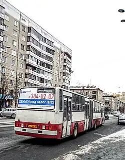 Ikarus 283.10, вид сзади