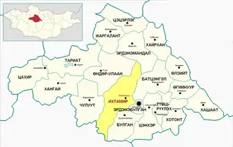 Ихтамир на карте