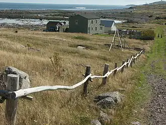 Остатки поселения острова