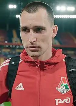 Лантратов в составе «Локомотива» в 2023 году