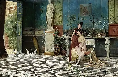 В древнеримском дворце