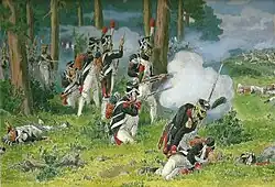 Молодая гвардия в бою.